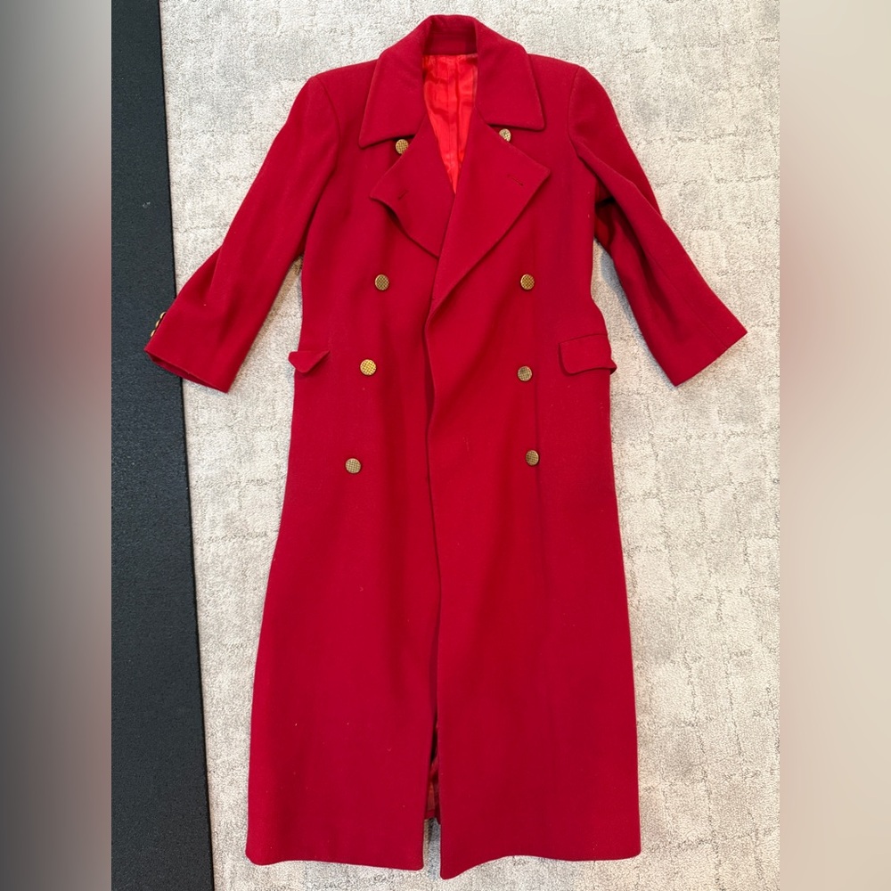 Red Wool Coat